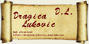 Dragica Luković vizit kartica